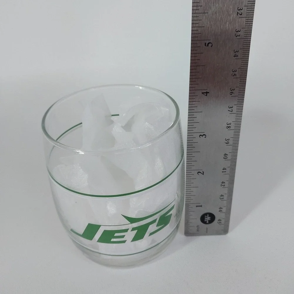 Vintage‎  NFL New York Jets Tumbler Whiskey Rocks Glass